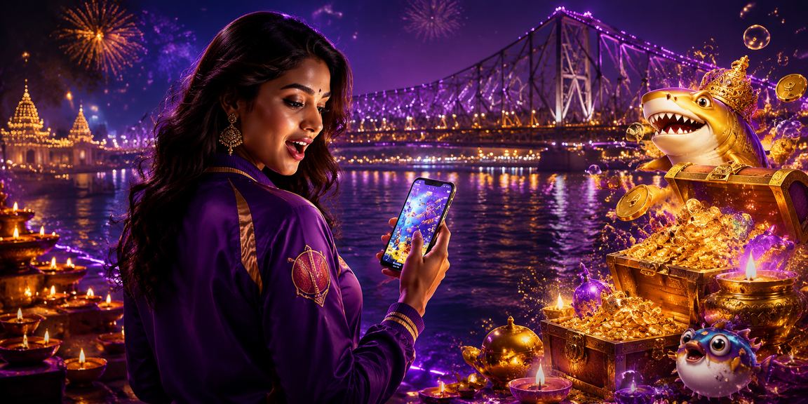 Kolkata Diwali festival with vibrant gaming and casino atmosphere